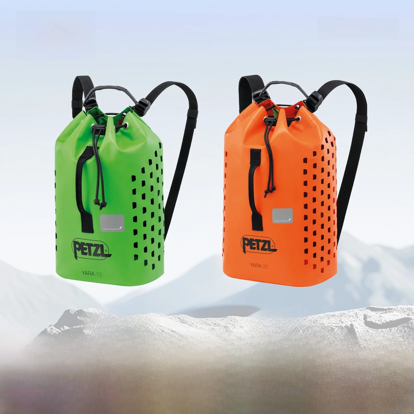 Mochila Profissional Petzl Yara para Escalada em Rocha e Canyoning 15L 25L Equipamento para Escalada em Gelo e Exploração de Cavernas
