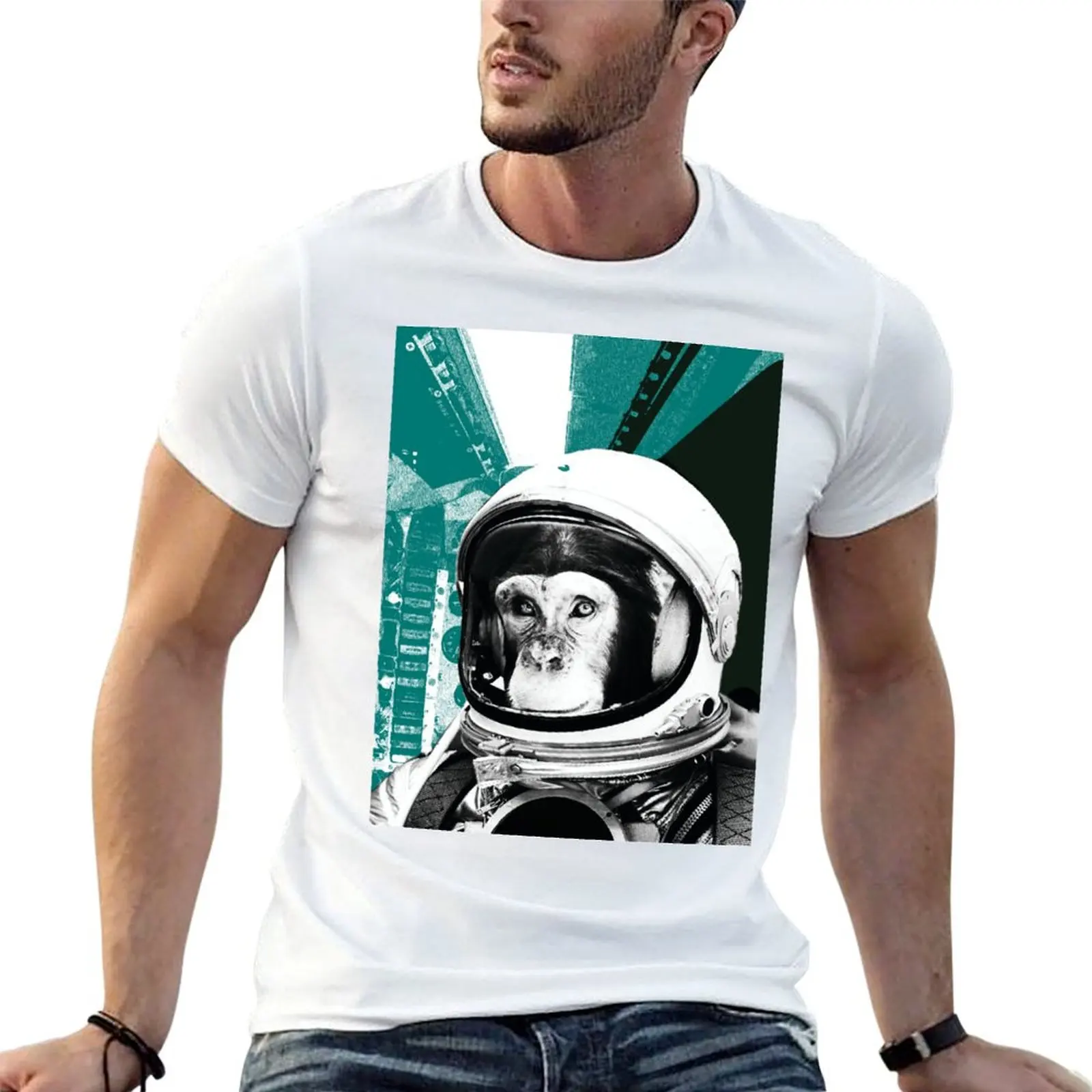 Space Chimp T-shirt quick-drying blacks vintage clothes men clothings