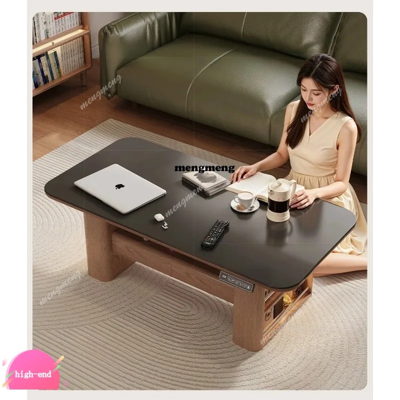 

Any Size Custom Nordic Style Electric Lift Coffee Table Sturdy Durable Living Room Home Luxury Multi Functional Tea Table