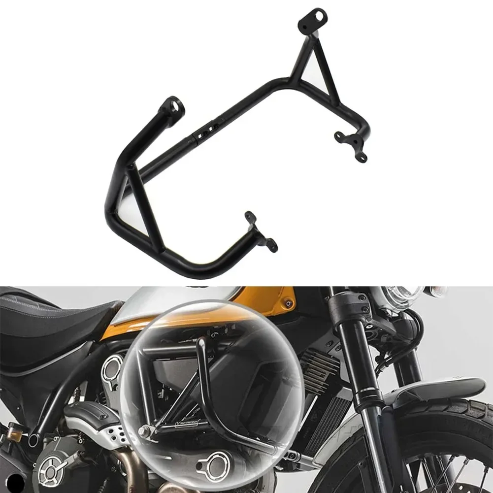 

Motorcycle Upper Front Engine Guard Crash Bar Protection For Ducati Scrambler 800 2015-2016 2017 2018 2019 2020 2021 2022