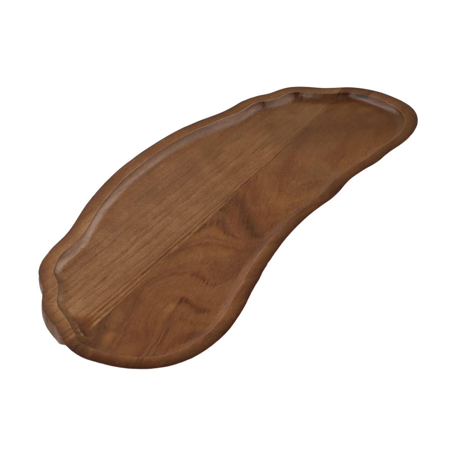 For Cheese Kitchen Decor Plate Irregular Oval Platter Chic And Charming Appearance Elegant Table Setting High Quality Solid Wood