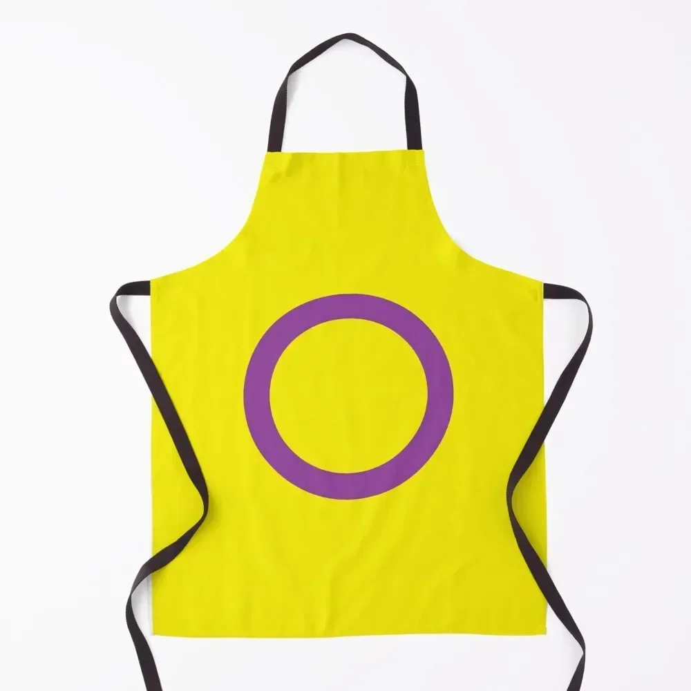 

Intersex Pride Flag Apron Kitchen For Men custom women's kitchen christmas kitchen cloths Chef Uniform Woman Apron