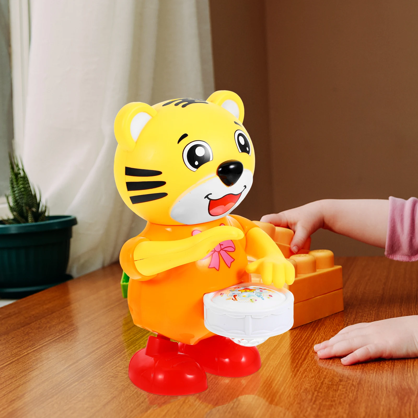 

Robot Toy for 0-6 Months Baby 6-12 Toys Bouncing Ball Animal Figurines 18 Mini Crawling Figures