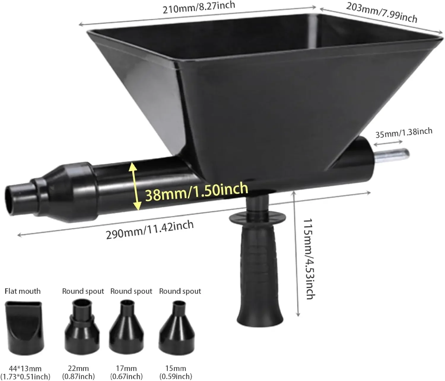 Door Window Grouting Device Electric Caulking Machine Mortar Automatic Filler 10mm Electric Drill Joint Cement Grouting Device