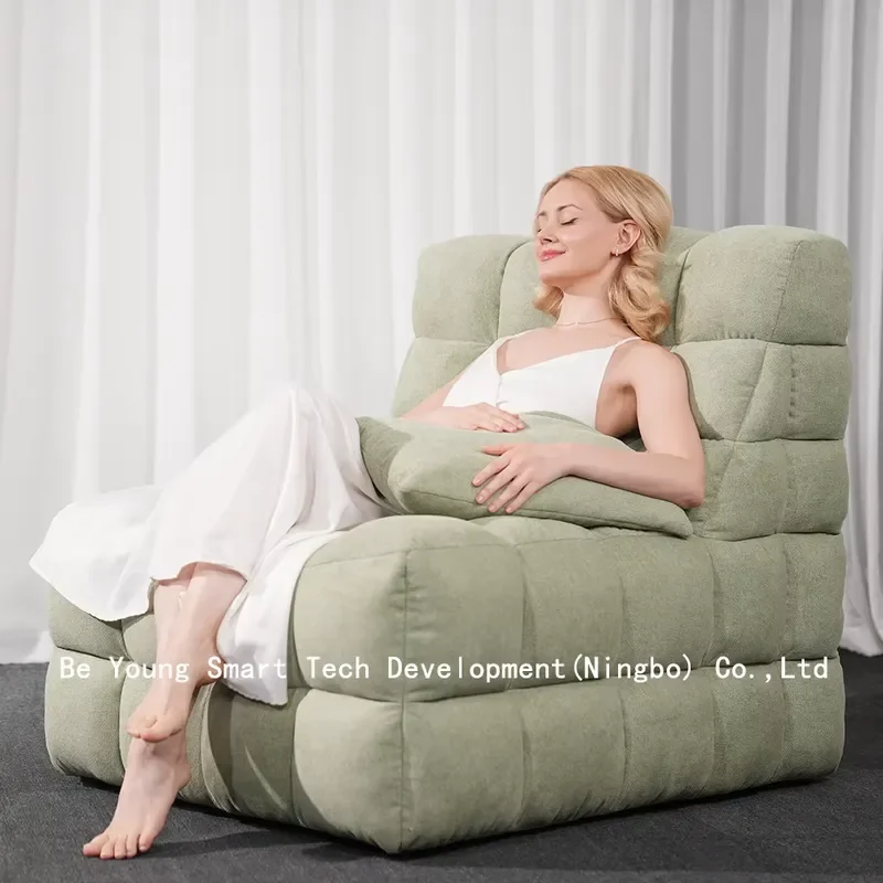 Massage Recliner Sofa Leather Manual Single Seat Living Room Chair Metal Frame 2026 Latest Recliner Single Sofa Chair