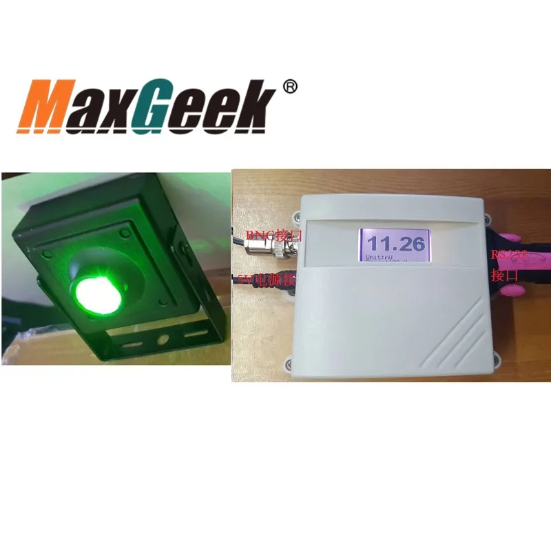 Maxgeek 0.01mW-100mW Photoelectric Laser Power Meter with OEM Display Supports Fast Response & RS232 Control