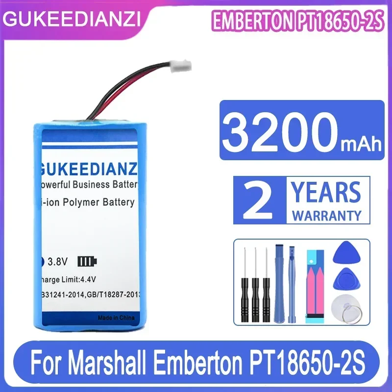 

GUKEEDIANZI Replacement Battery 3100mAh/4100mAh For Marshall Emberton PT18650-2S C406A2 C406A3