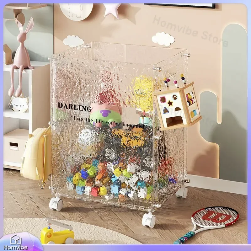 Removable Household Toy Storage Rack High Value Living Room Large Capacity Multi Functional Doll Basket for Home Organization