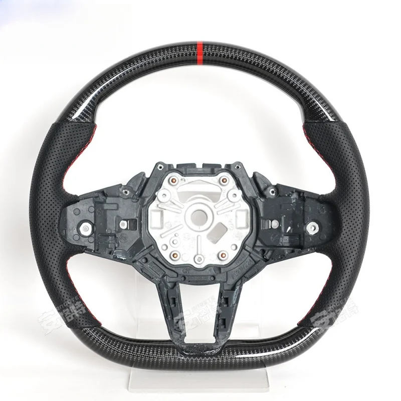 Suitable for BMW M2 G87 M3 G80 G20 M4 G82 LCI carbon fiber steering wheel modification and upgrade
