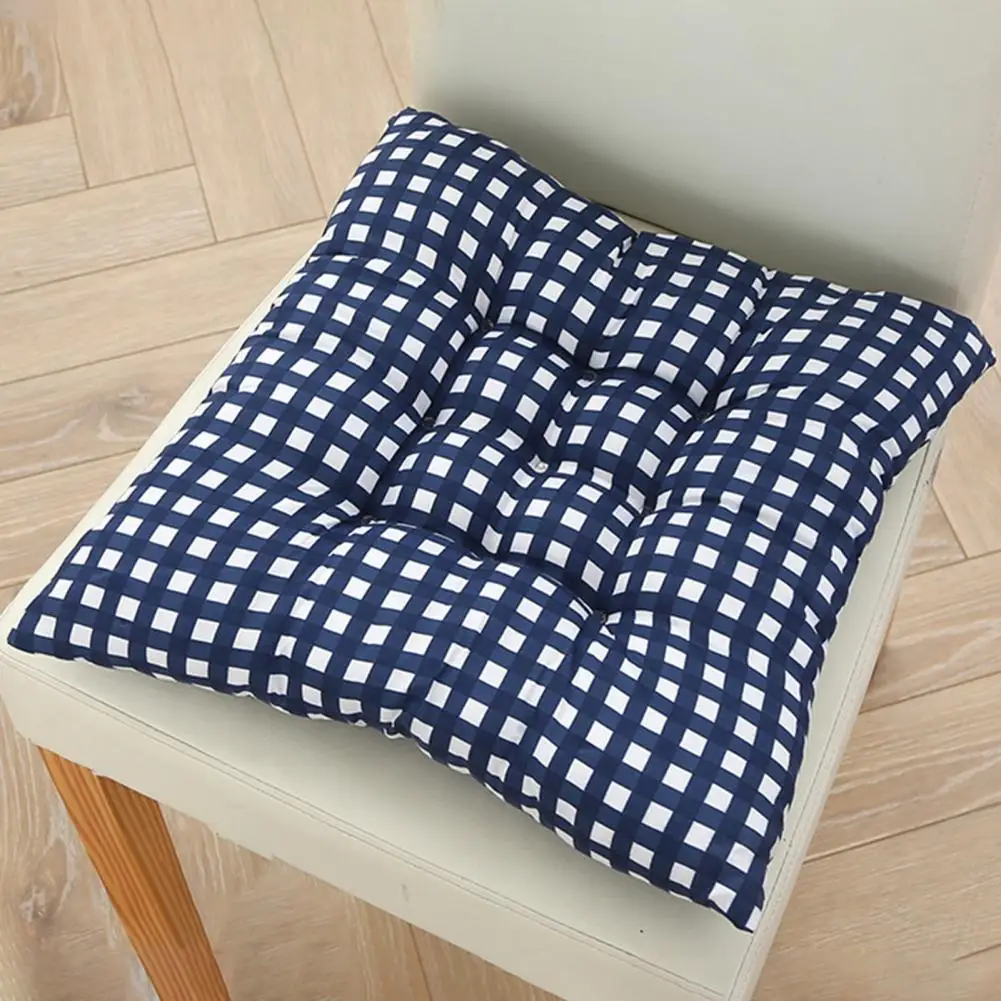 Chair Cushion Bright Color Breathable Cotton Strong Flexibility Seat Cushion Pad For Home