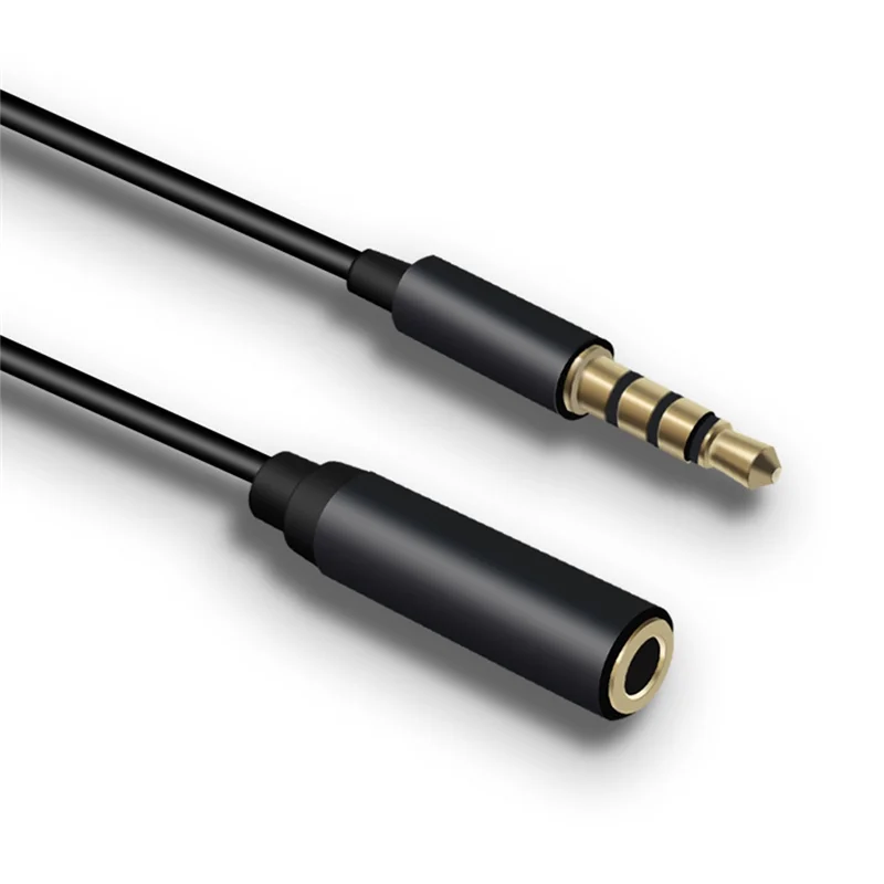 A29F-3.5Mm Microphone Extension Cable 2M Extension Cable Male To Female Mini MIC Cord Universal Mic Cord