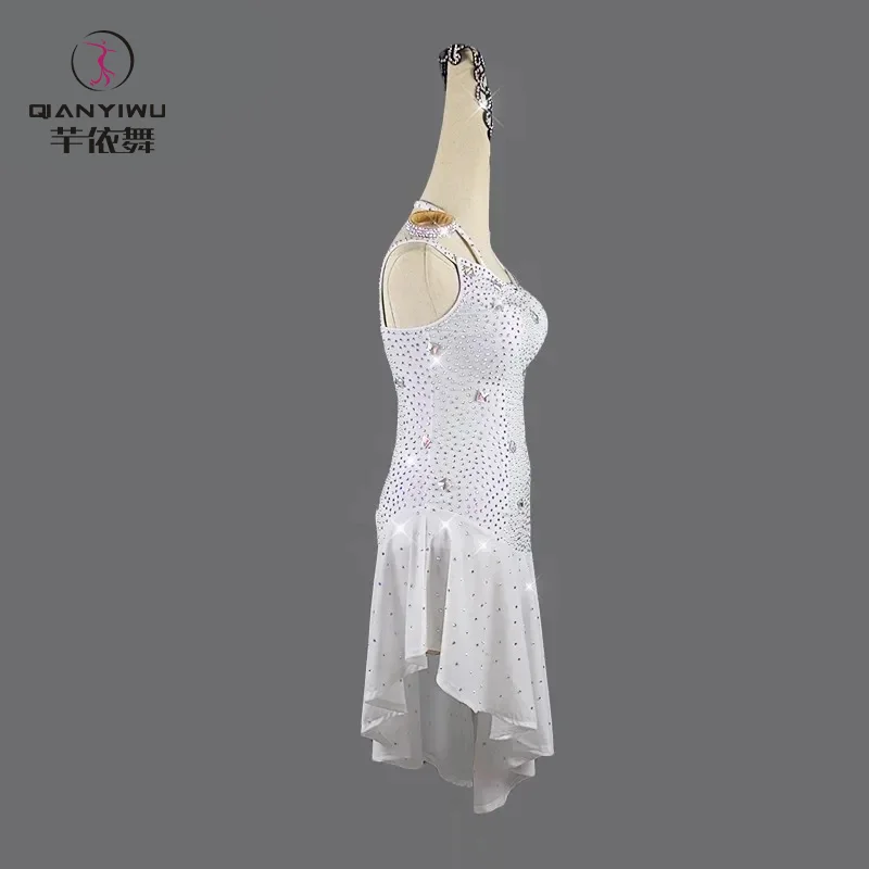 2025 Latin Dance Kleid Frauen Praxis Kleidung Wettbewerb Kostüm Ballsaal Mädchen Party Rock Sport Anzug Leistung Weibliche Bühne