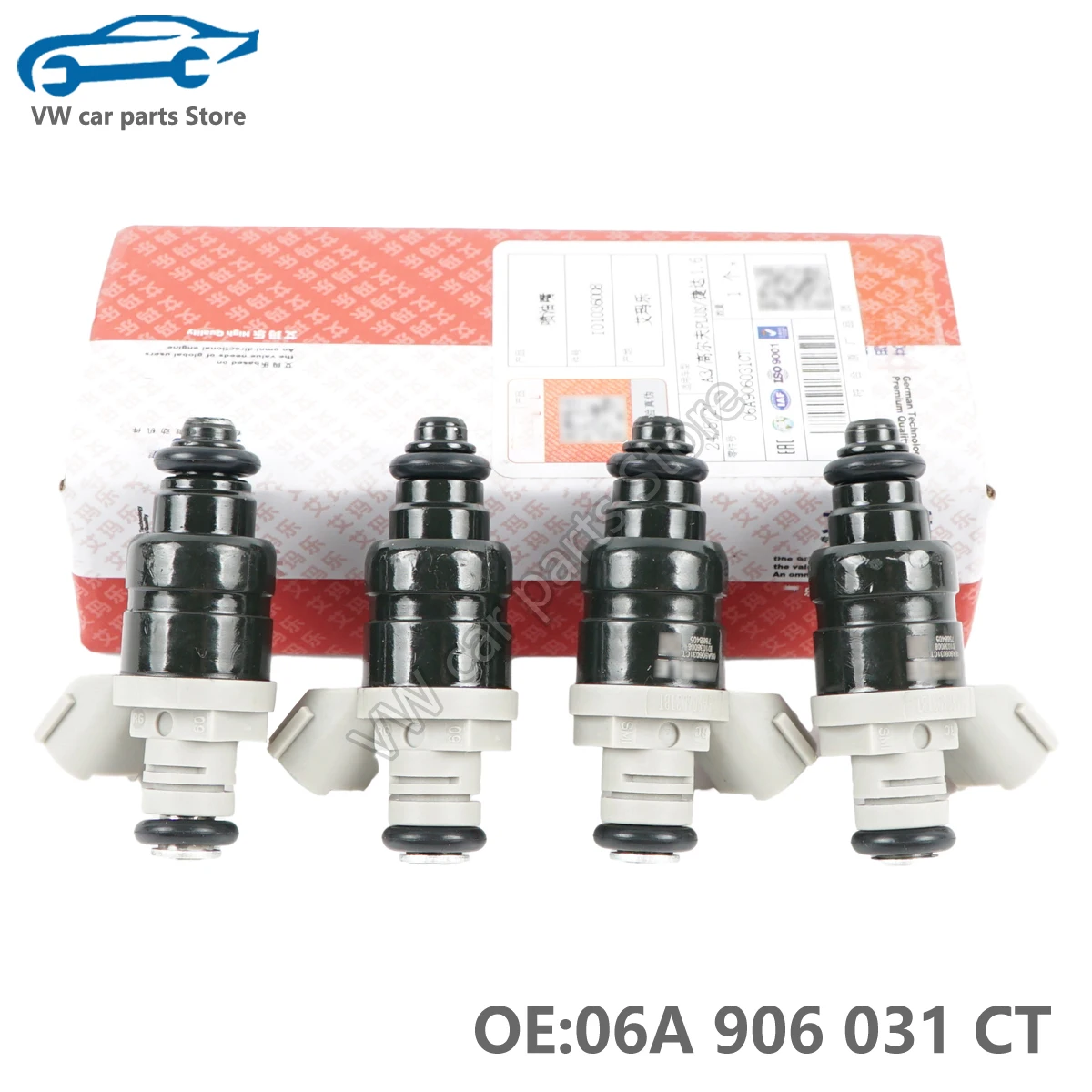 4Pcs 06A906031CT 06A906031BT Fuel Injectors For VW Golf Plus Caddy Altea Octavia SEAT AUDI 06A 906 031 CT 06A 906 031 BT