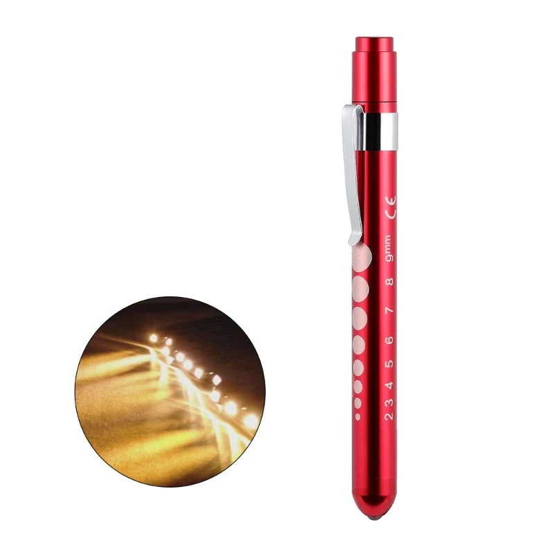 Pen Light LED Penlight for Nurses Doctors,Reusable Medical Penlight for Nursing D5QC