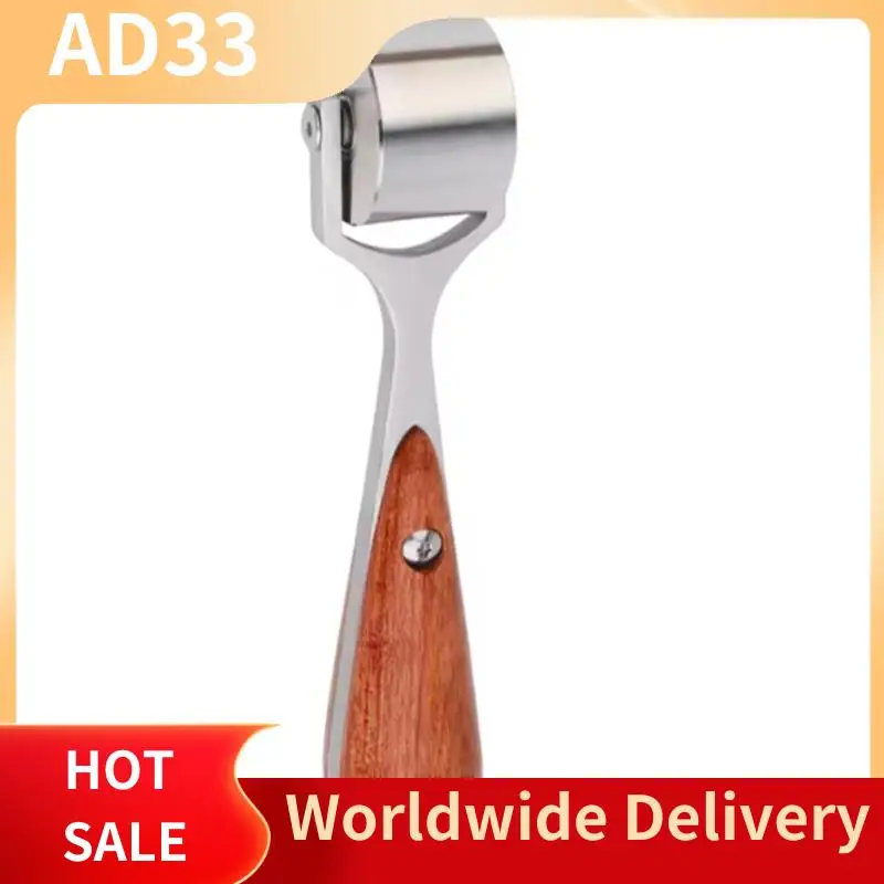 

【A28I грушевидная деревянная ручка, кожаный валик, ремесленный инструмент для гладкого биговки ручной работы, ручная работа, для кожаных изделий, окантовка, 25 мм, грушевидное дерево