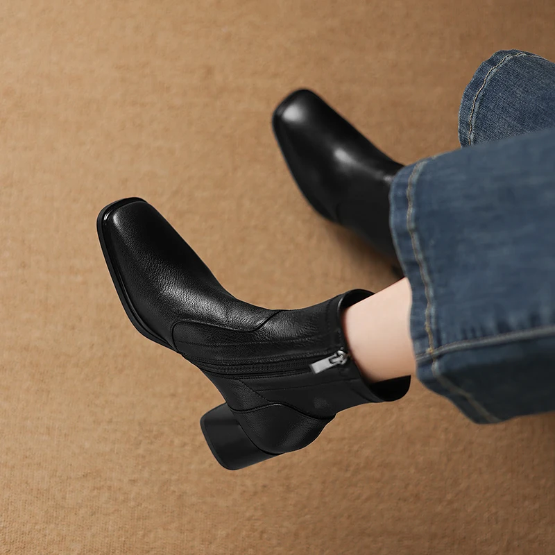 Stivali Moto in Vera Pelle con - Leather Work Women Shoes recensione e prezzo