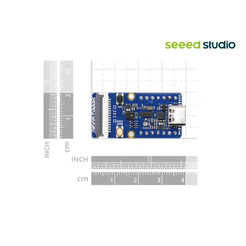 وحدة Seeed Grove Vision AI V2 A-rm Cortex-M55 & Ethos-U55 TensorFlow وPyTorch مدعومة، Arduino، Raspberry Pi ESP32C3