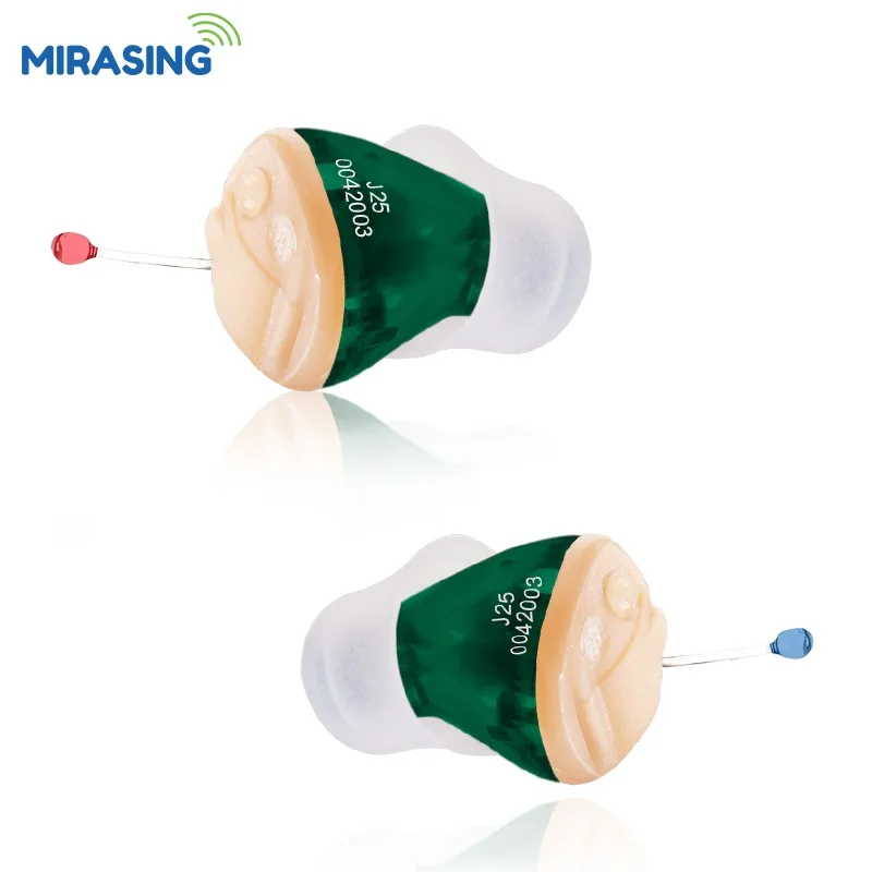 SG01 Pair Best Price Invisible s ITC Battery Analog Ear Device with High Sound Quality Green