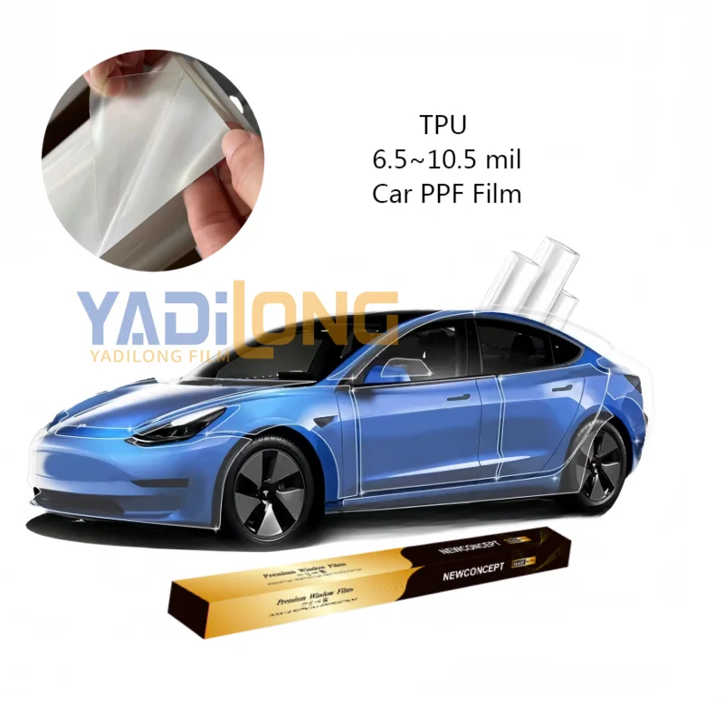 

Hot Selling 1.52*15M TPU Anti-Scratch Transparent Car Paint Protection Film Self Healing PPF Protective Film for Body