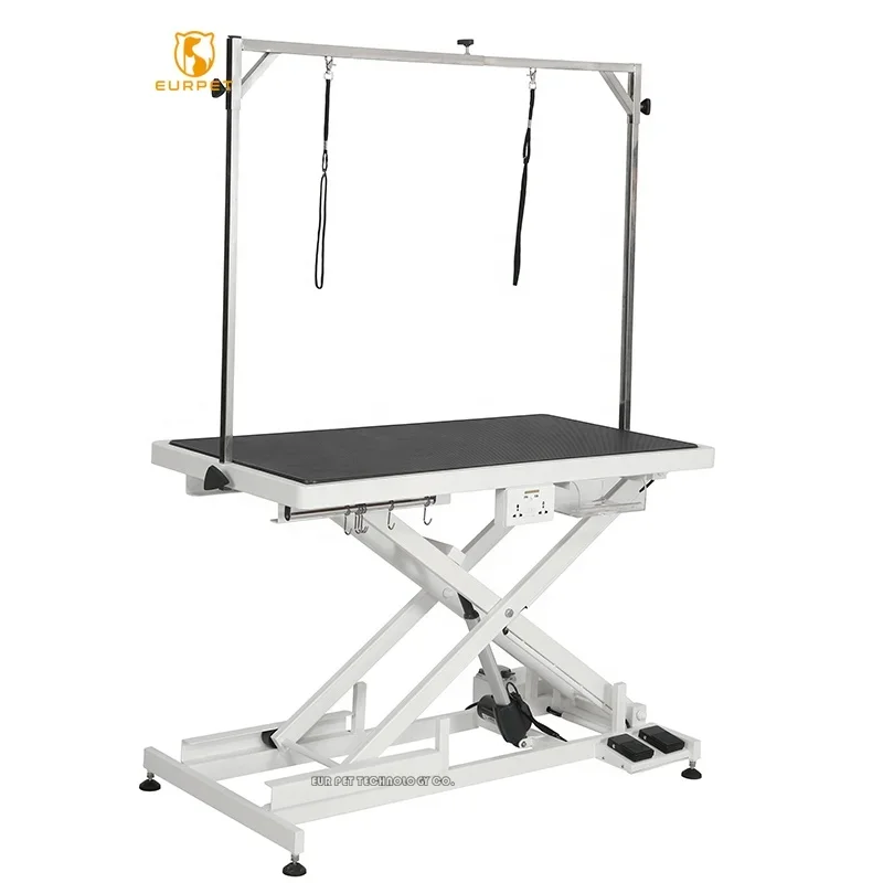 Plastic Top Electric Lift Beauty Table