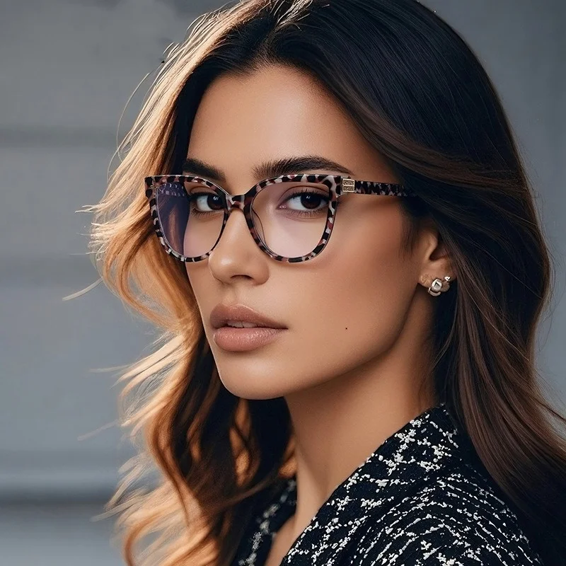 

Anti-blue Light Reading Glasses Hand Made Eyeglasses TR90 Eyewear for Women Fashion Glasses Frame for Woman Cat Eye Glasses