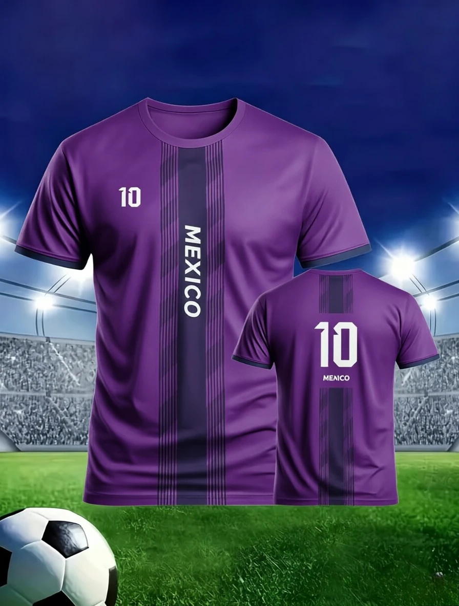 Summer Men Breathable Sports Jersey Round Neck Short Sleeve Quick Dry T‑Shirts For Fitness Gym Jogging Daily Casual Sportswear