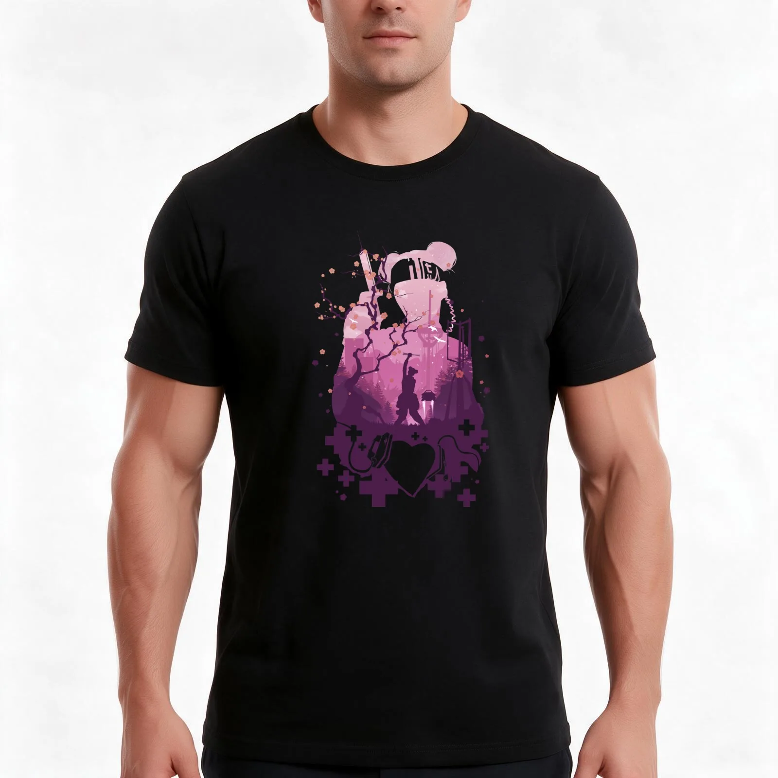 Lifeline Apex T-Shirt, Summer Casual Cotton Tee, Oversized Streetwear Tops, Vintage Graphic Print, Loose Fit Short Sleeve