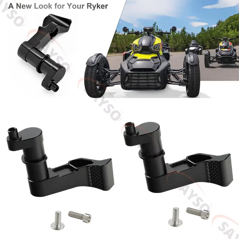 

Billet Aluminum Parking Brake Lever for The Can-Am Ryker ACE 600/900 /Rally Edition/Sport（2015-25 Parking Brake Lock Thumb Lever