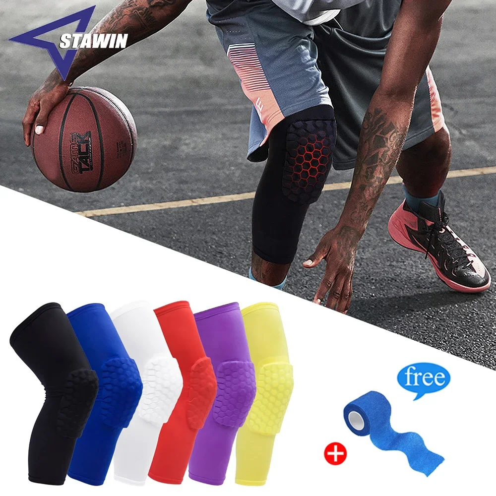 

1 PCS Long Compression Leg Sleeves Brace Knee Pads Support for Basketball Volleyball Football and All Contact Sports Women & Men