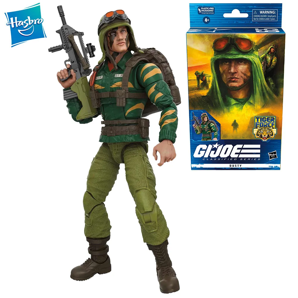 In Stock Original Hasbro G.i. Joe Classified Series Tiger Force Dusty Anime Figure Action Figure Model Collection Toys for Boys