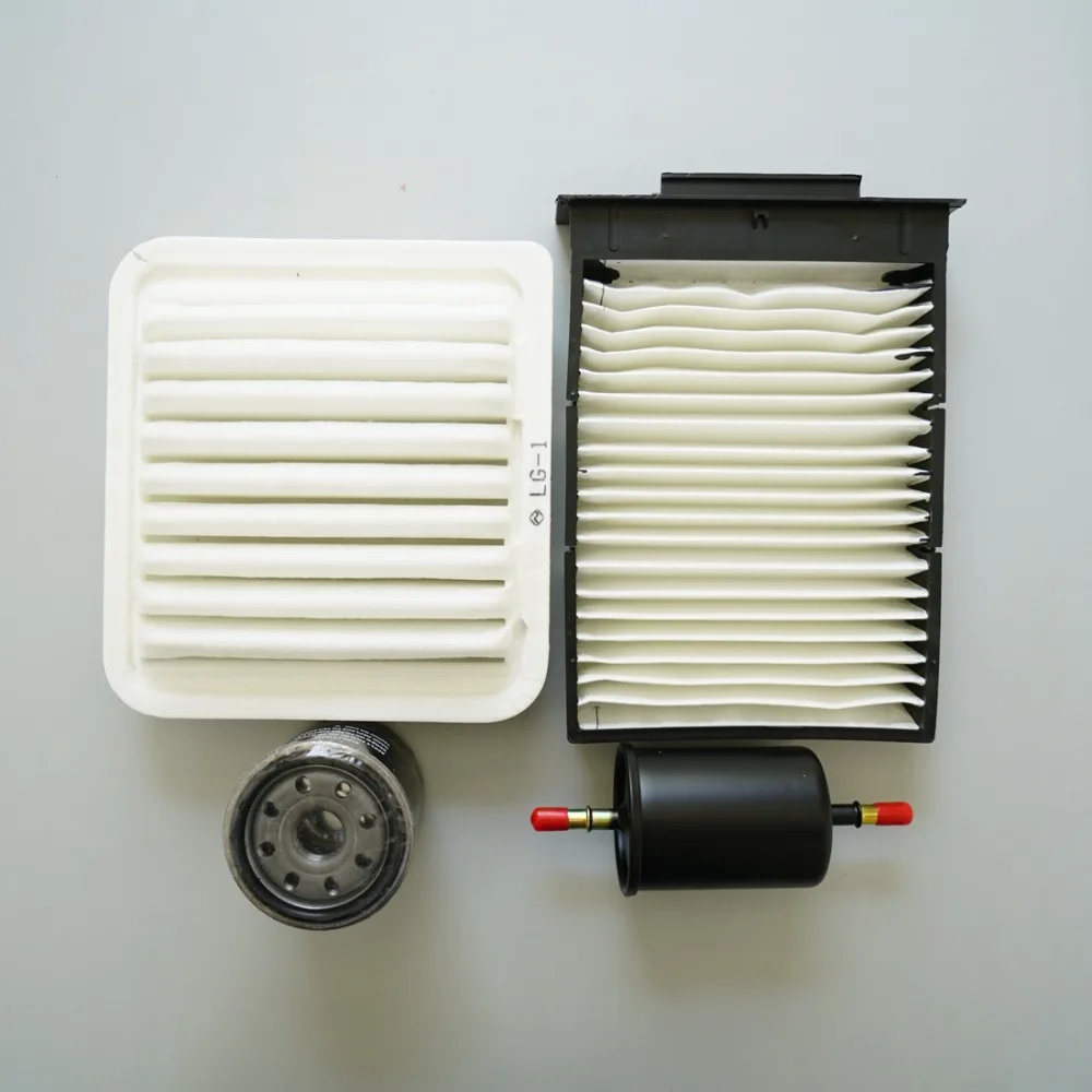 for Geely LC air filter+ cabin air condition+ gasoline + Oil filter four filters