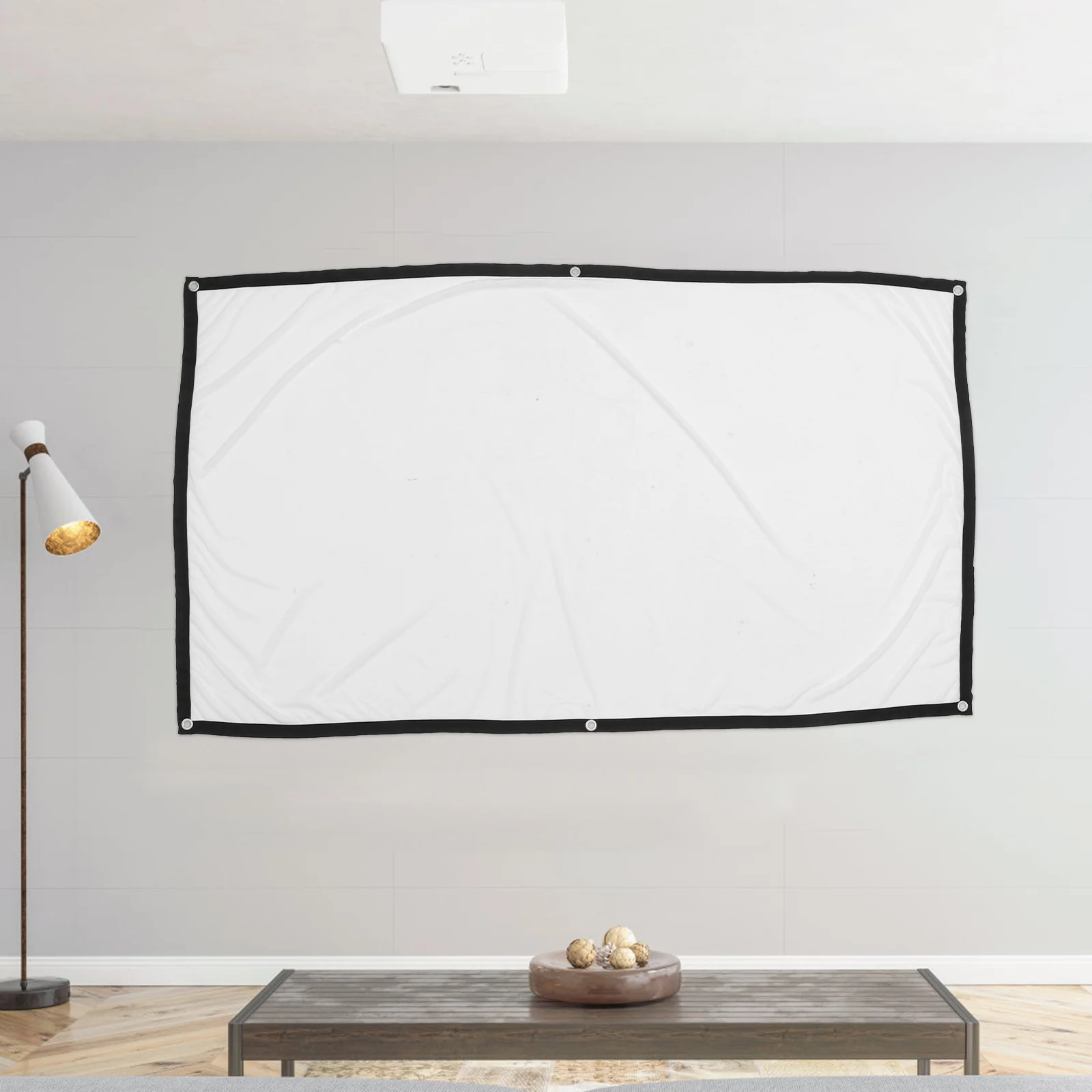 72 Inch Foldable Portable Projector Screen 16 9 Indoor Outdoor Classroom Office High Definition Projector