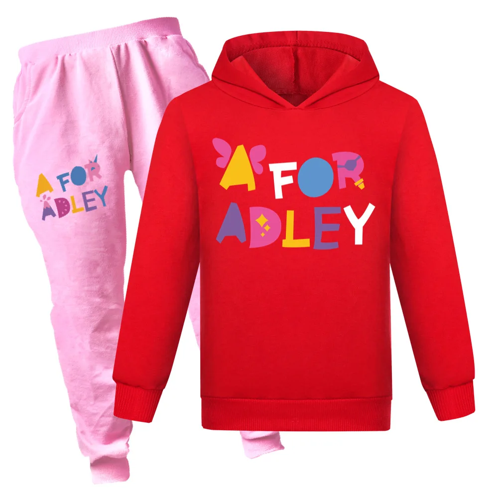 

Kids Clothing Sets A for Adley Hoodie Tops Pants 2pcs Unisex Baby Sport Suits Boys Tracksuits Toddler Outfit Girls Outerwear