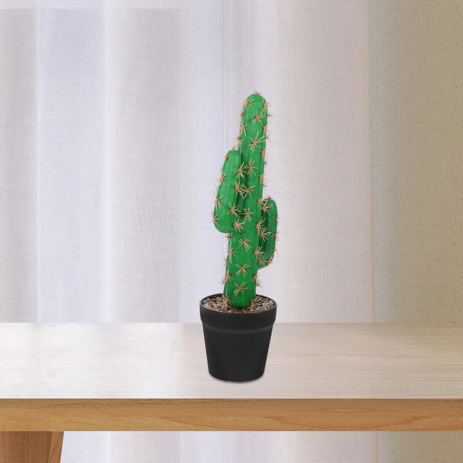Cactus artificiale finto Pianta grassa Cactus del deserto Fioriera in vaso finta Visualizzazione della vegetazione Ornamento Realistico per interni ed esterni