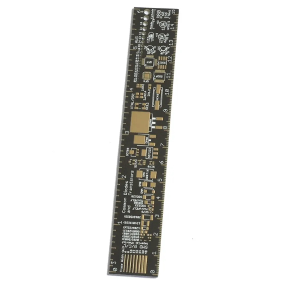 4cm 15cm 20cm 25cm Multifunctional PCB Ruler Measuring Tool Resistor Capacitor Chip IC SMD Diode Transistor Electronic Tools