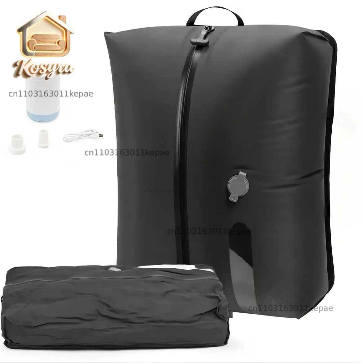 Pump-free vacuum compression clothing storage bag Moisture-proof airtight bag Travel travel travel luggage sub-packing and sorti