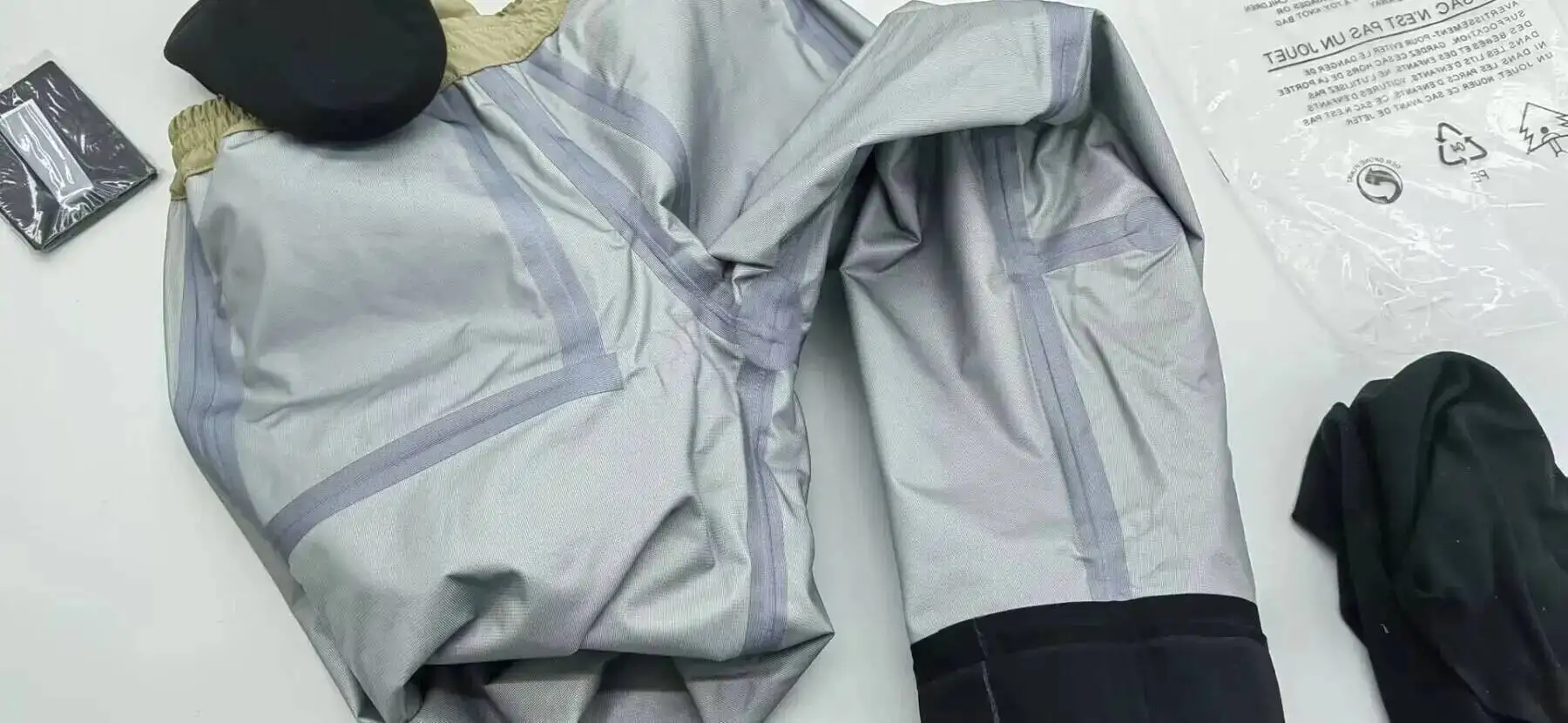 ELUANSHI Fliegenfischer-Wathose mit Flachem Bund, Strapazierfähige Wathose mit Strumpffuß – Detail 19