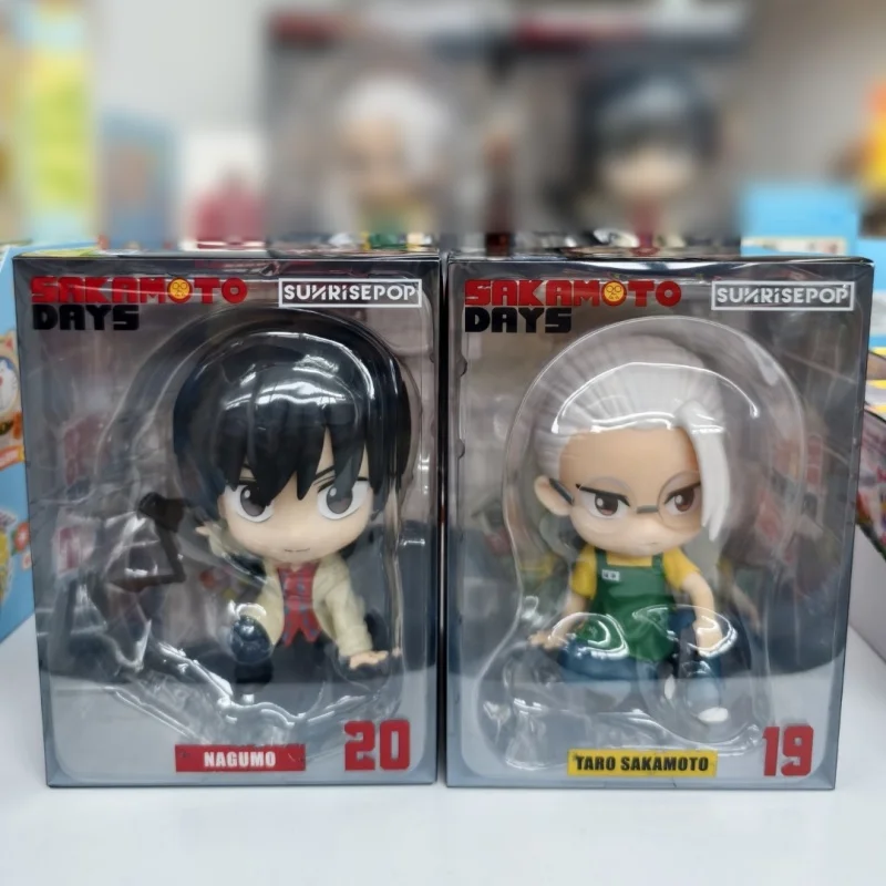 Originele Sakamoto Days 12cm Anime Figuren Yoichi Nagumo Sakamoto Taro ‌   Model Desktop Ornament Zithouding Speelgoed Randapparatuur