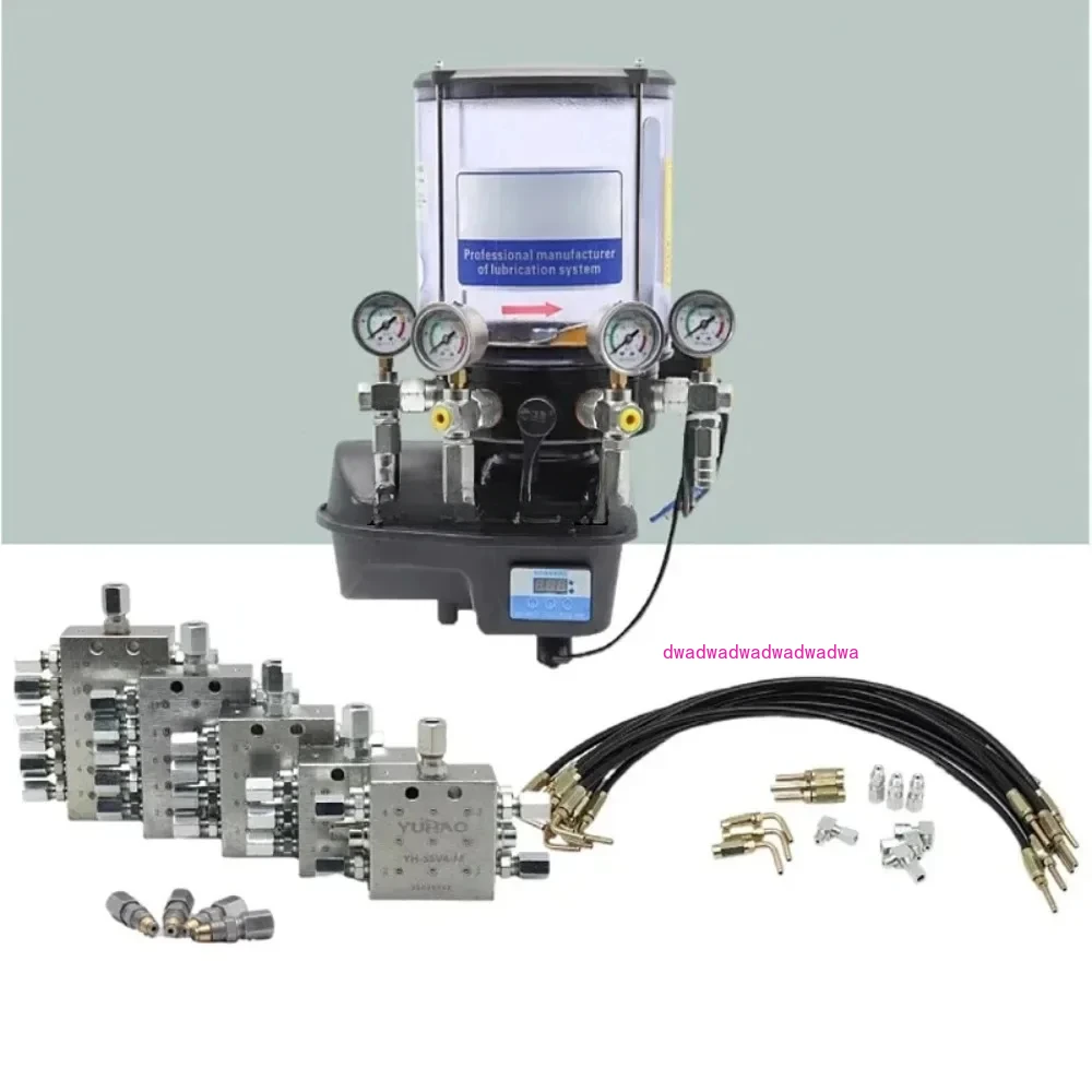 

Electric Grease Pump Four-Outlet Lubricating Pump Automatic Lubrication System Oil Pump With Program Control 380V/220V/24V