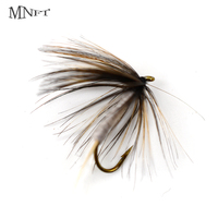 MNFT 10PCS 10#  Mosquito Dry  Flies Trout  Fly Fishing  Flies Artificial Lure Bait