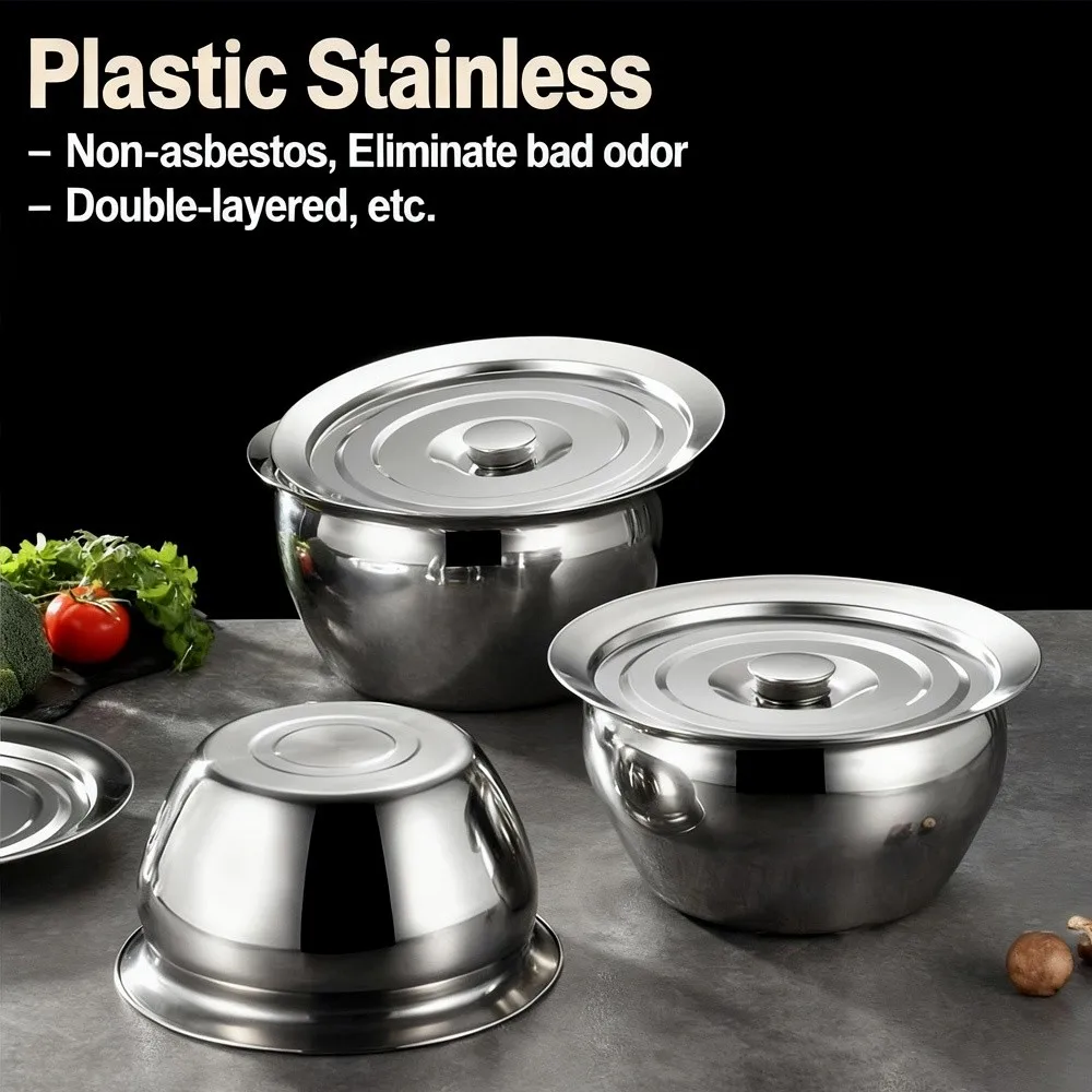 

New Stainless Steel Oil Filter Pot Lard Strainer Large Capacity Cooking Oil Strainer Storage Container Grease Keeper Oil Pot