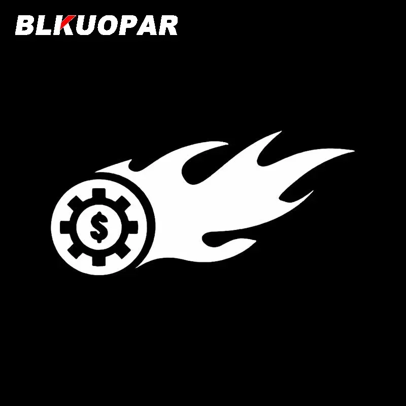 BLKUOPAR Gear Ball Sports Silhouette Car Stickers Personality Decals Vinyl Car Wrap Campervan Creative Snowboard Scratch-Proof