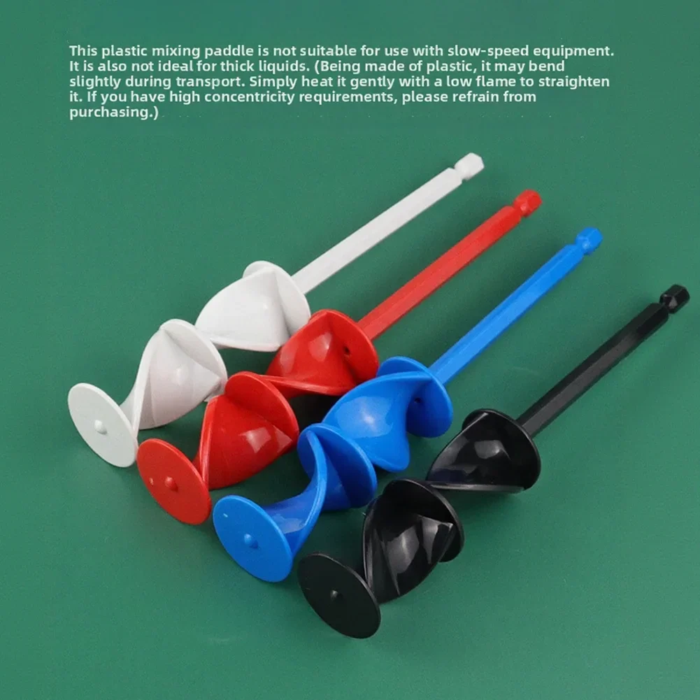 Paint Mixer With Extension Rod 1/4 Hex Shank Drill Reusable Paint Mixer For Epoxy Resin Stirrer Pigments Ceramic Glaze Parts