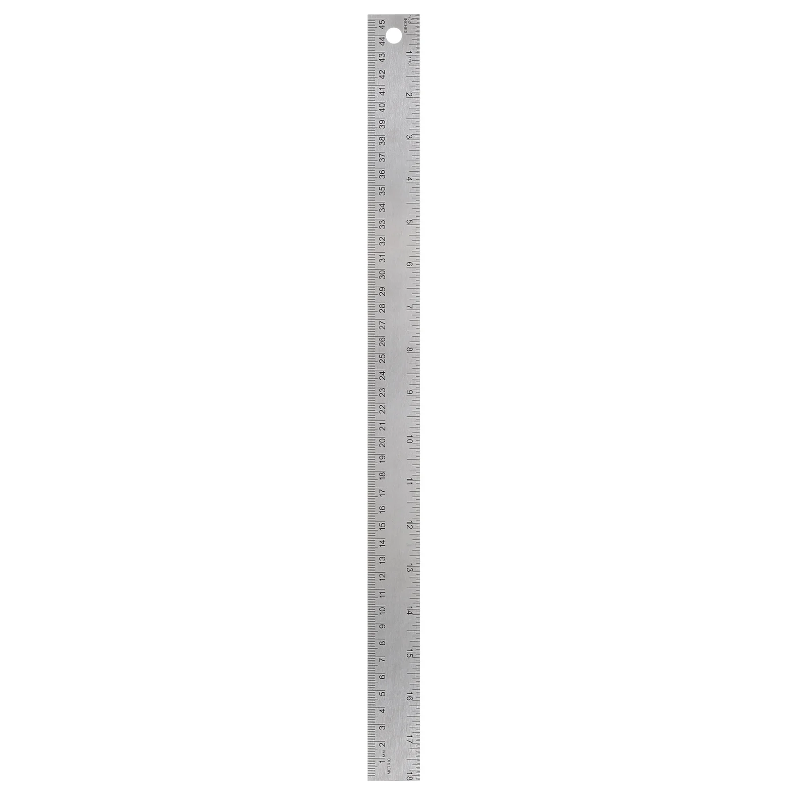 Stainless Steel Cork Back Ruler No Burrs for School Office Engineering Woodworking Measuring Drawing Tool Metal Ruler