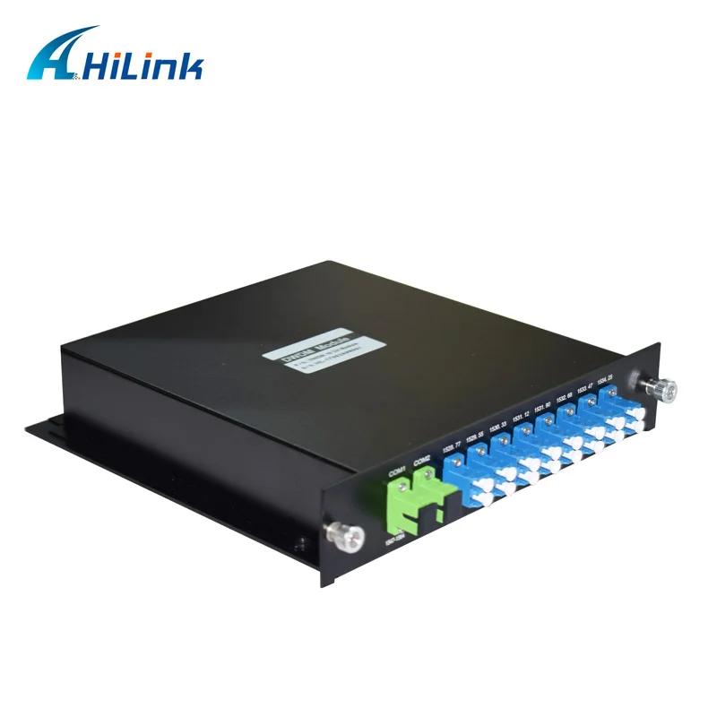 Passive Optic Fiber DWDM Mux/Demux Module 16 Channels Ethernet Cable