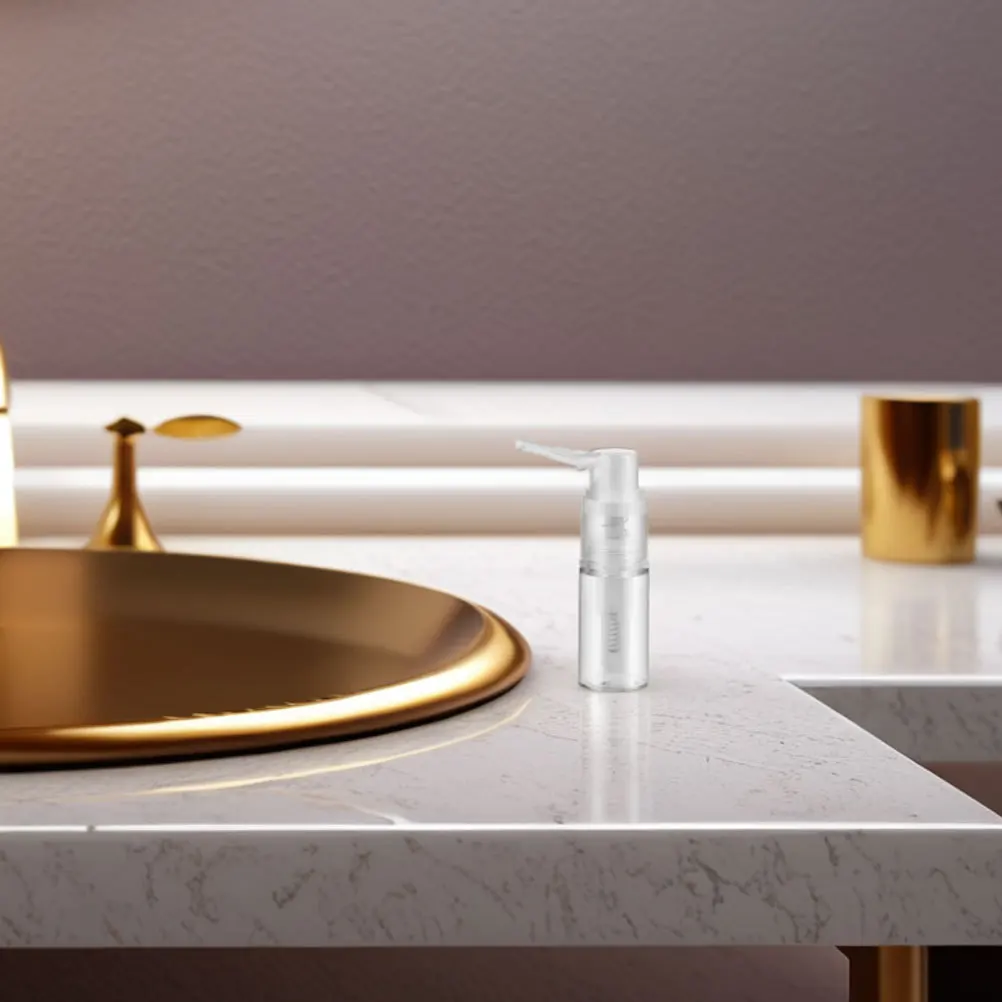 

2Pcs Long Nozzle Press Powder Spray Bottle 14Ml Clear Refillable Plastic Travel Sprayer for Dry Hair Powder Baby