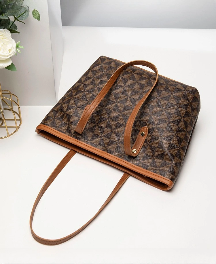 Große Kapazität Schultertasche Damen PU-Leder Handtasche für Pendeln und Freizeitnutzung Vielseitige Tragetasche – Detail 9