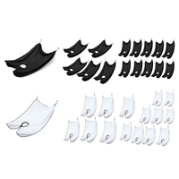 10PCS-Shaving Apron,Beard Hair Catcher For Men Shaving&Trimming Beard Cape Grooming Cloth Waterproof With Suction Cup B Durable
