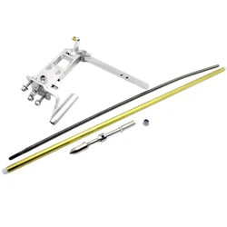 4mm 300mm Flexible Drive Cable Shaft + Shaft Strut Mount Holder Dual Water Pick Up Steering Rudder Kit for RC Boat Marine MONO