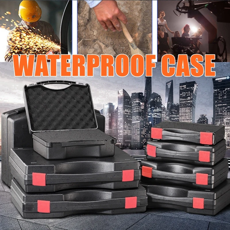 Portable Plastic Protective Safety Tool Box Hard Carry Tool Case Bag Storage Box Waterproof Instrument Case Hardware Toolbox